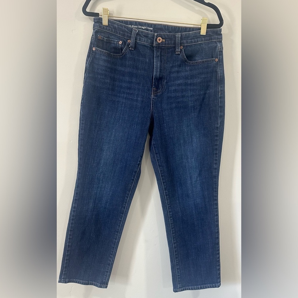 Talbots Flawless High Waist Straight Ankle Jeans 10
